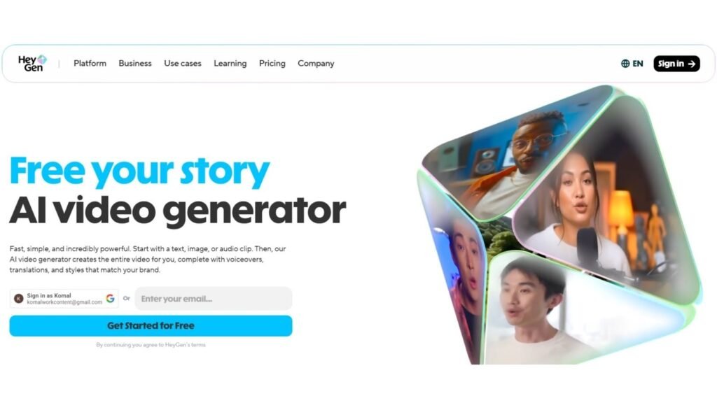 HeyGen - AI Text to Video Generators