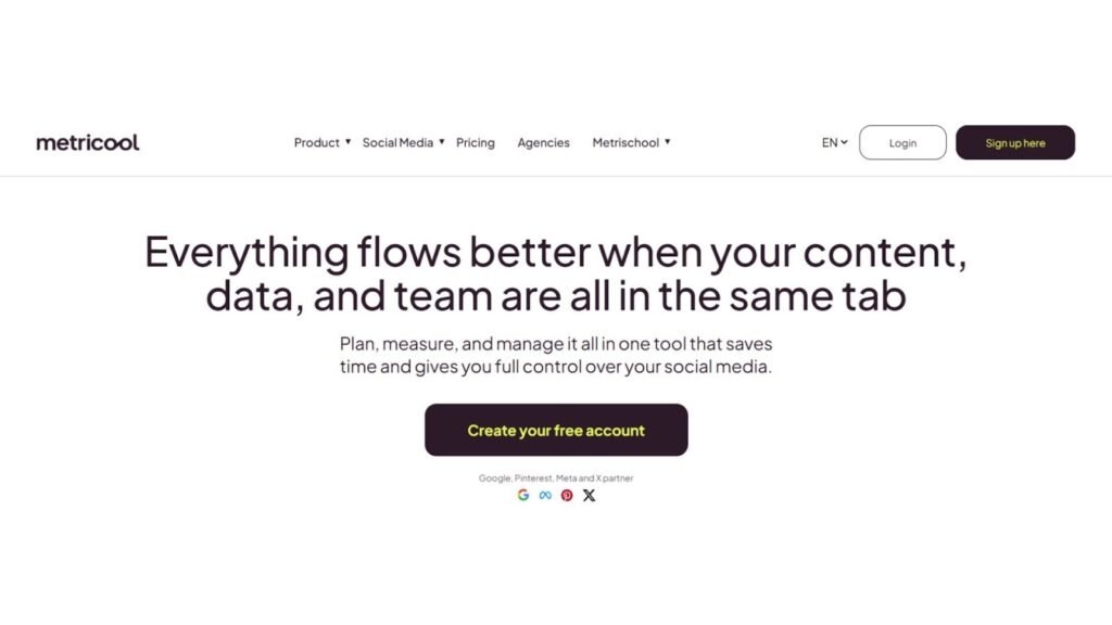 metricool - AI Social Media Tools