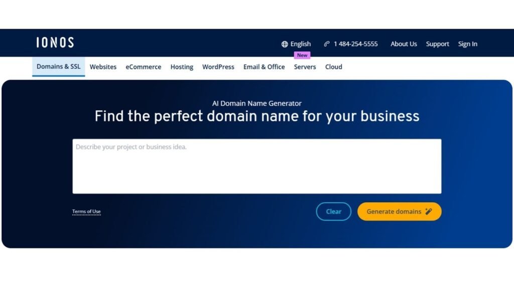 IONOS - Best Domain Name Generators