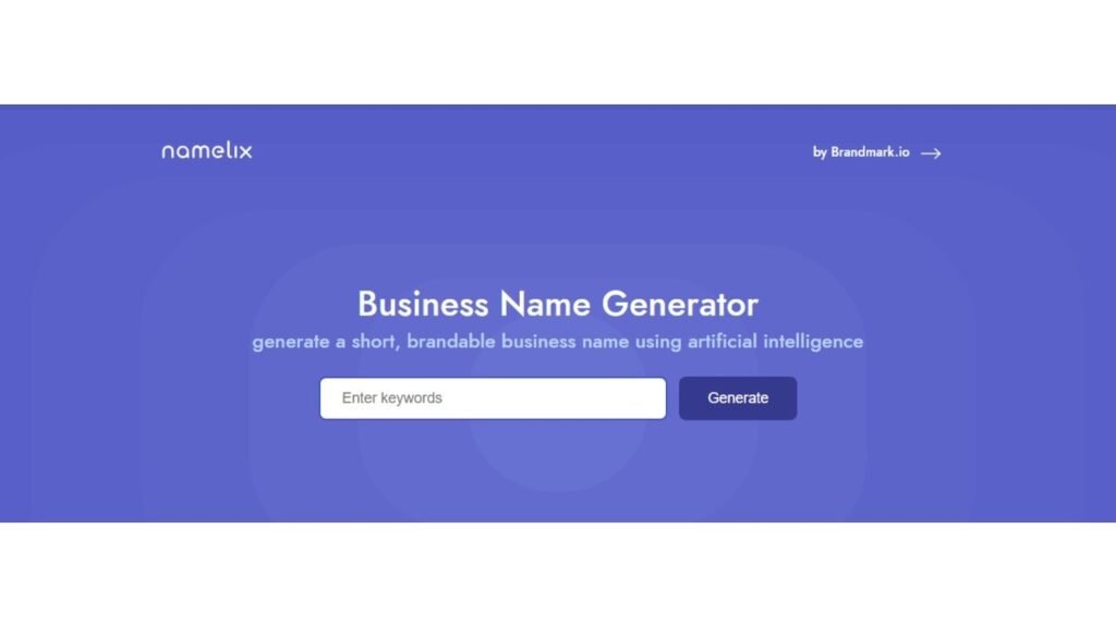 Namelix - Best Domain Name Generators