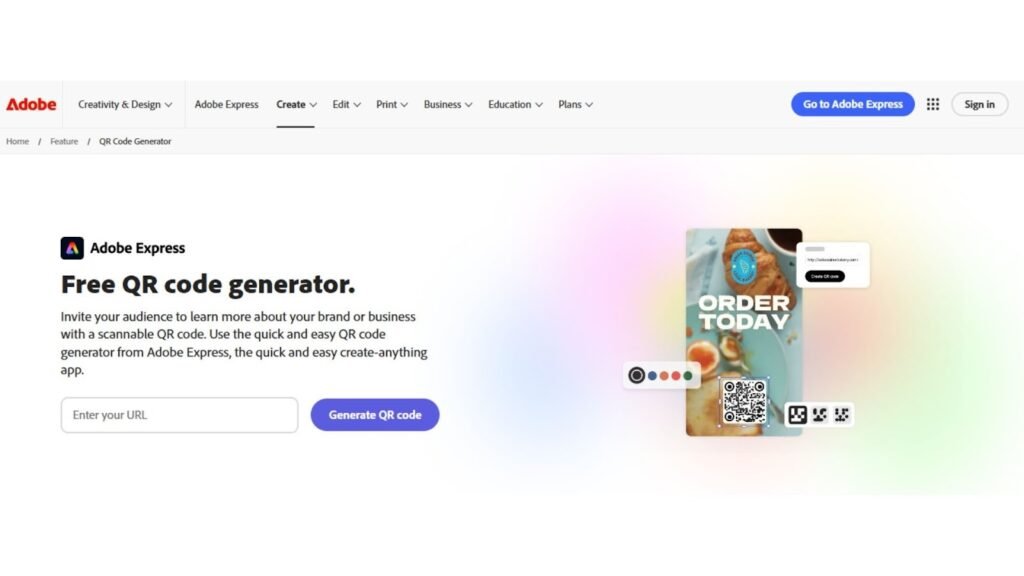 Adobe Express - AI QR Code Generators