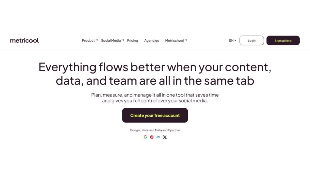 Metricool - Social Planner Tool