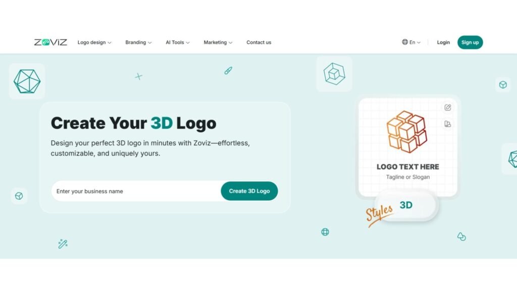 Zoviz 3D Logo Maker
