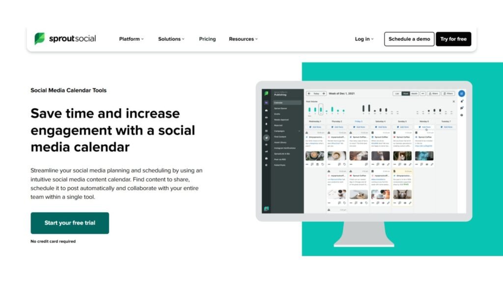 Sproutsocial - Social Planner Tool