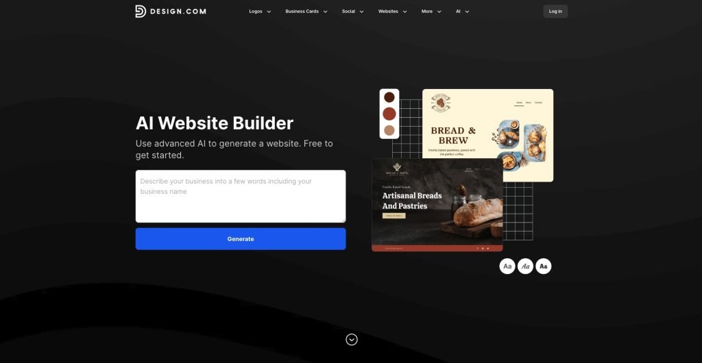 Design.com Website Builder